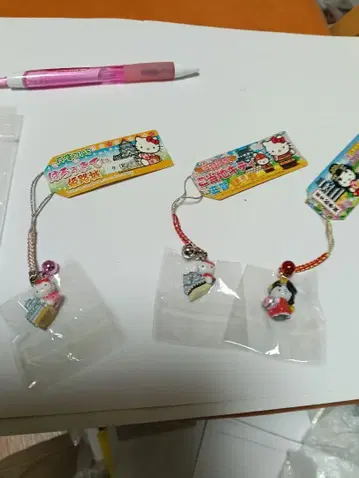 국보 성 헬로키티 스트랩 3개 히코네성, 히메지성, 마쓰모토성,