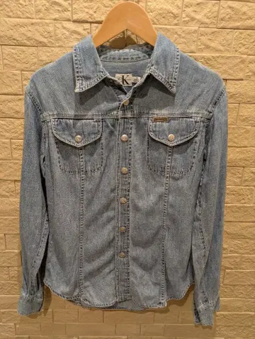 ck Calvin Klein Jeans 데님 셔츠 M 사이즈