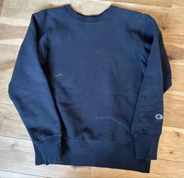 Champion 리버스 위브 usa제 블랙 눈 없음 빨간색 택 복각