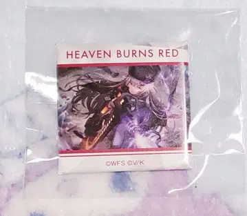 헤븐 번즈 레드 헤브번 로손 한정판 스퀘어 캔뱃지 샤로