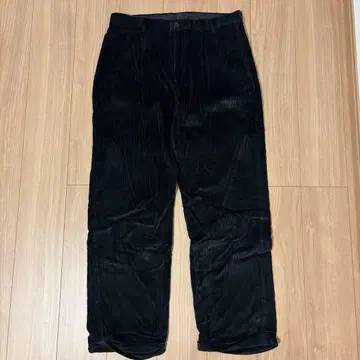 NAUTICA 코듀로이 팬츠 블랙 W36 코튼 레이온