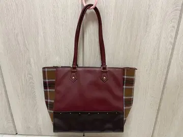 axes femme 절개 A4 토트백 와인 레드