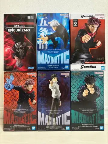 주술회전 피규어 묶음 판매 6세트 미개봉 새상품