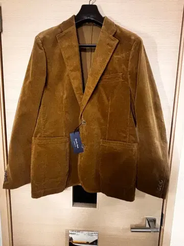 Kent Ave 브라운 코듀로이 테일러드 자켓