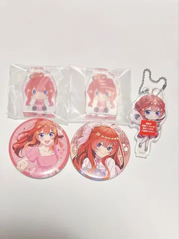 5등분의 신부 나카노 이츠키 캔뱃지 Marchen sister 키링