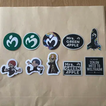 Mrs. GREEN APPLE 스티커 젠진 미세스 그린애플