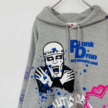 PUNK DRUNKERS 메니메니 프린트 후드티