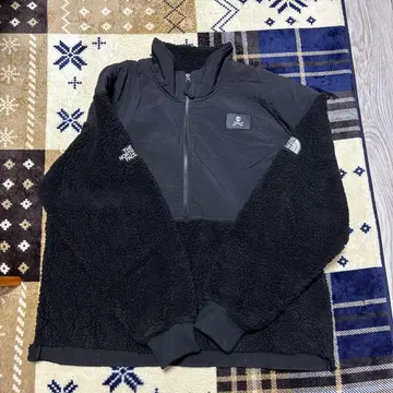 THE NORTH FACE 블랙 플리스 자켓 스컬 usM ASIAL