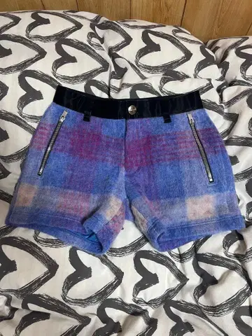 MARK & LONA 체크 무늬 숏팬츠