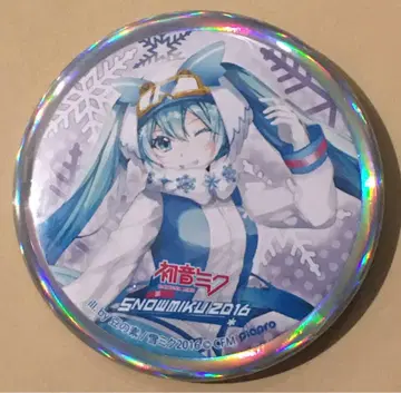 하츠네 미쿠 캔뱃지 SNOW MIKU 유키 미쿠 2016 캔뱃지