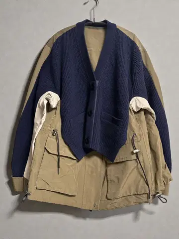 정품 새상품 sacai 도킹 가디건