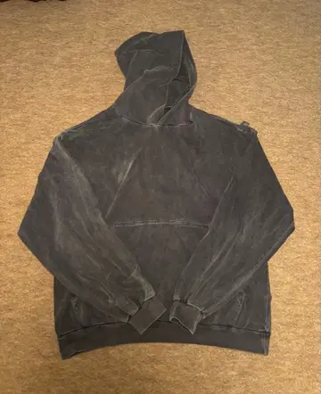 Nautica 네이비 페이드 가공 후드티