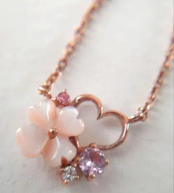 사만다 티아라 벚꽃 목걸이