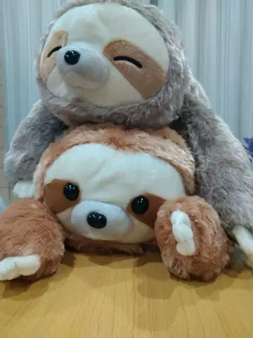 흐물흐물 나무늘보 마타린쵸 BIG 봉제 인형 2개 세트