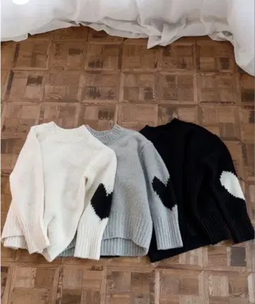 Liten 리텐 Bisous 니트 하트 니트