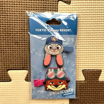 디즈니 주토피아 2 헤어 클립 닉과 주디 헤어핀