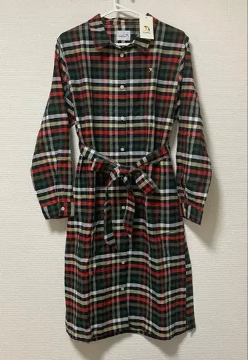 아놀드 파머 체크 무늬 롱 원피스 미사용 새상품