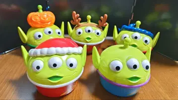 디즈니 리조트 리틀 그린 맨 수베니어 케이스 5종 에이리언