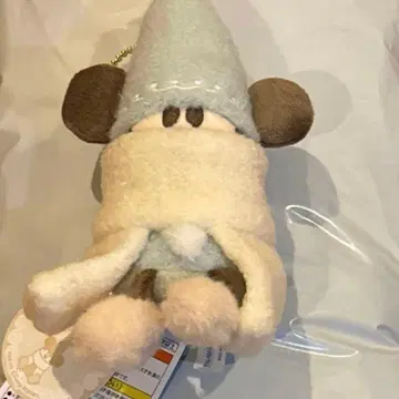 도쿄 디즈니 리조트 크리스마스 릴린린 인형 배지 파랑 스카이블루