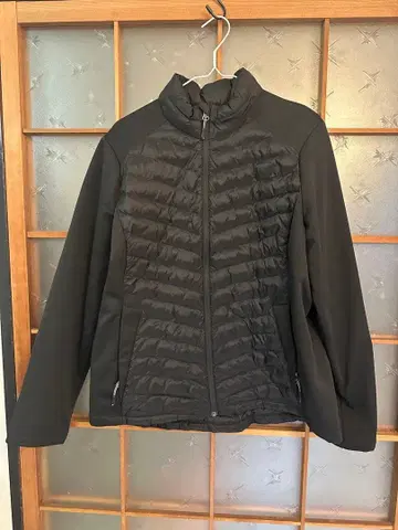 블랙 다운 자켓 여성용