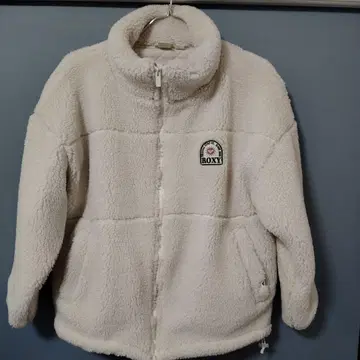 ROXY 화이트 플리스 자켓