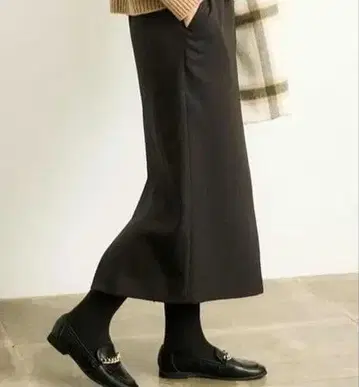 UR TECH 드로스트 타이트 스커트 어반 리서치 블랙 38