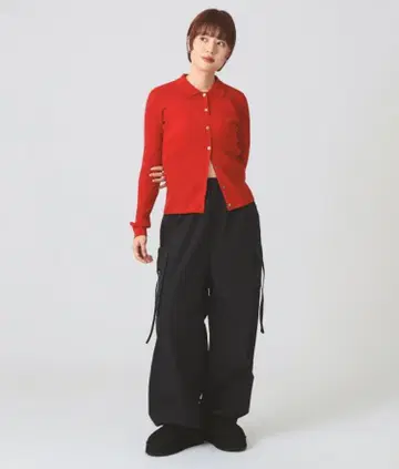 [새상품급] 레이빔즈 스트랩 카고 와이드 팬츠