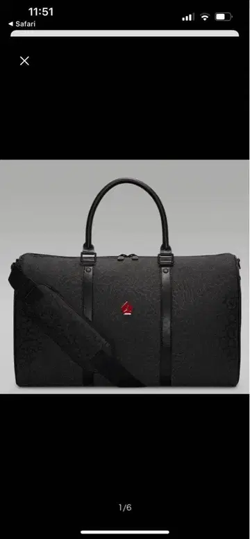 새상품 jordan 조던 아이콘 더플백 보스턴백 40L