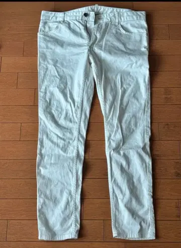 ZARA 화이트 스키니 데님