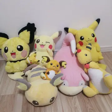 피카츄 봉제 인형 피츄 야돈 봉제 인형 포켓몬 fit 라이츄
