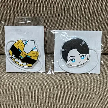 고주황색 머리끈 고주폴러 곰발톱 화이트