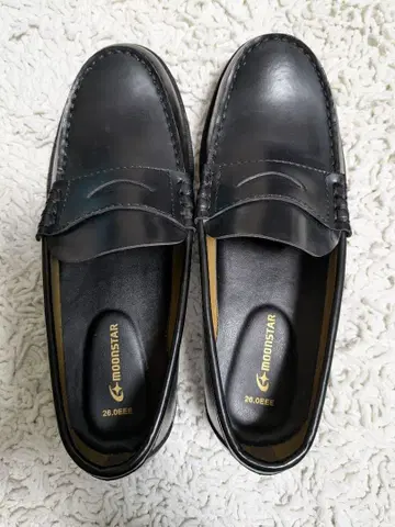 MOONSTAR 블랙 로퍼 26.0cm EEE