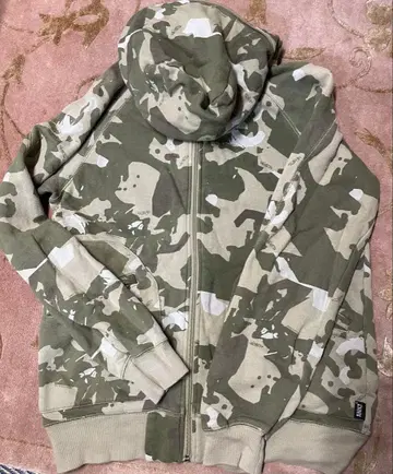 ADDICT 카모 패턴 후드티 M 에딕트