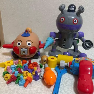 호빵맨 쿠미타테 DIY 나사나사 호빵맨 고와 나사나사 다단단 DX