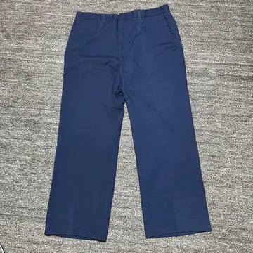 네이비 워크 팬츠 지퍼 플라이 USA제