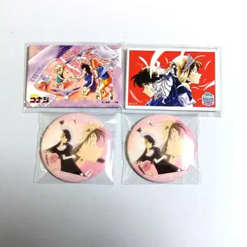 명탐정 코난 캔뱃지 묶음 판매 유미란(모리 란)