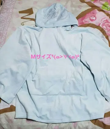 Rady 플리스 로고 후드티 스카이블루