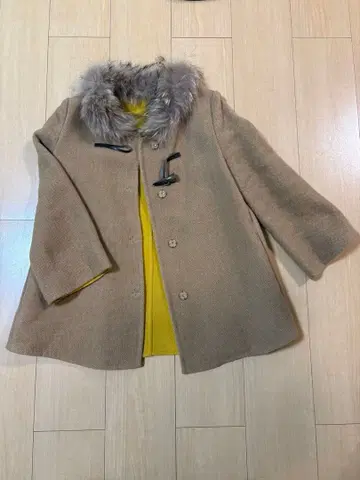 온워드 카시야마 쿠미쿄쿠 더플 코트 7부 소매