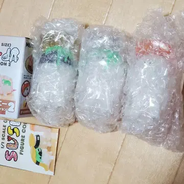 3개 세트 스시엘르 시크릿 연어 대나무 반숙 계란 단새우 와사비