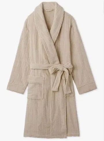 [택 포함 새상품] GELATO PIQUE 베이지 목욕 가운