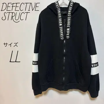 DEFECTIVE STRUCT 집업 후드티 사이즈 LL