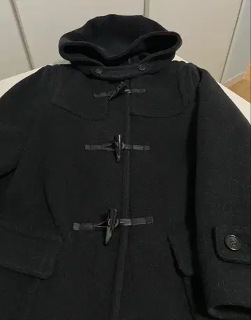 23구 더플 코트 차콜 그레이 44