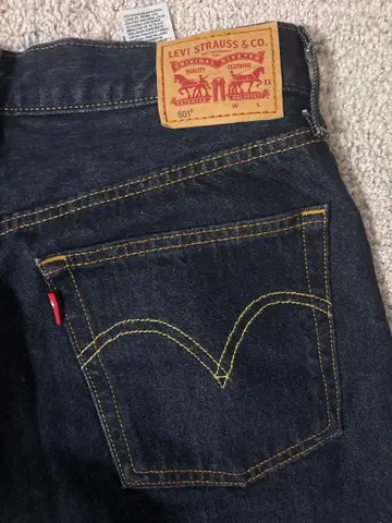 Levi's 501 다크 블루 데님