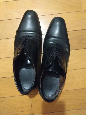 블랙 레이스업 비즈니스 슈즈 사이즈 40