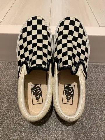 Vans 체커 패턴 슬립온