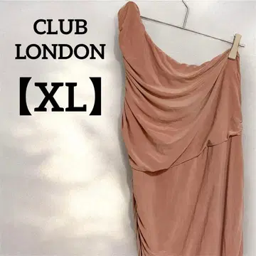 CLUB LONDON [ XL ] 핑크 원 숄더 원피스