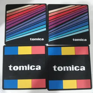 토미카 스트라이프 디자인 코스터 4개 세트