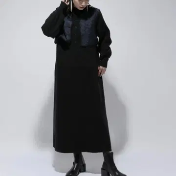 새상품급 HARE 하레 2way 플라워 베스트 니트 원피스 동양인 개성