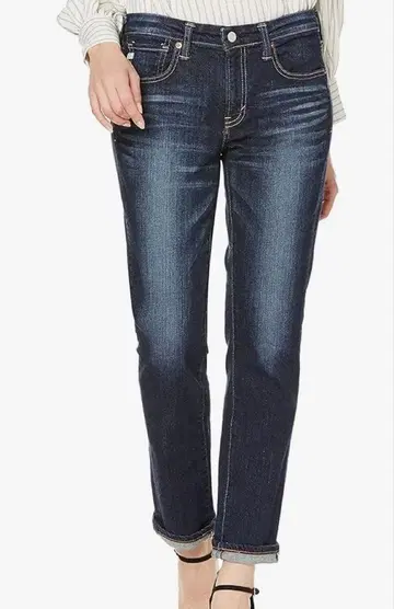 썸씽HANA 테이퍼드 스트레이트 데님 일본제 SKY38 30인치