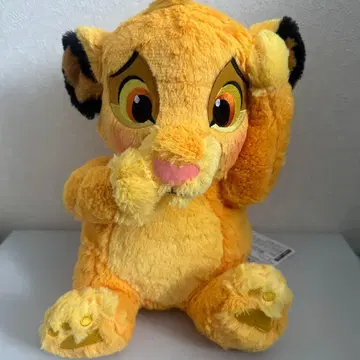 디즈니 라이온킹 심바 부끄러움 초 BIG 봉제 인형